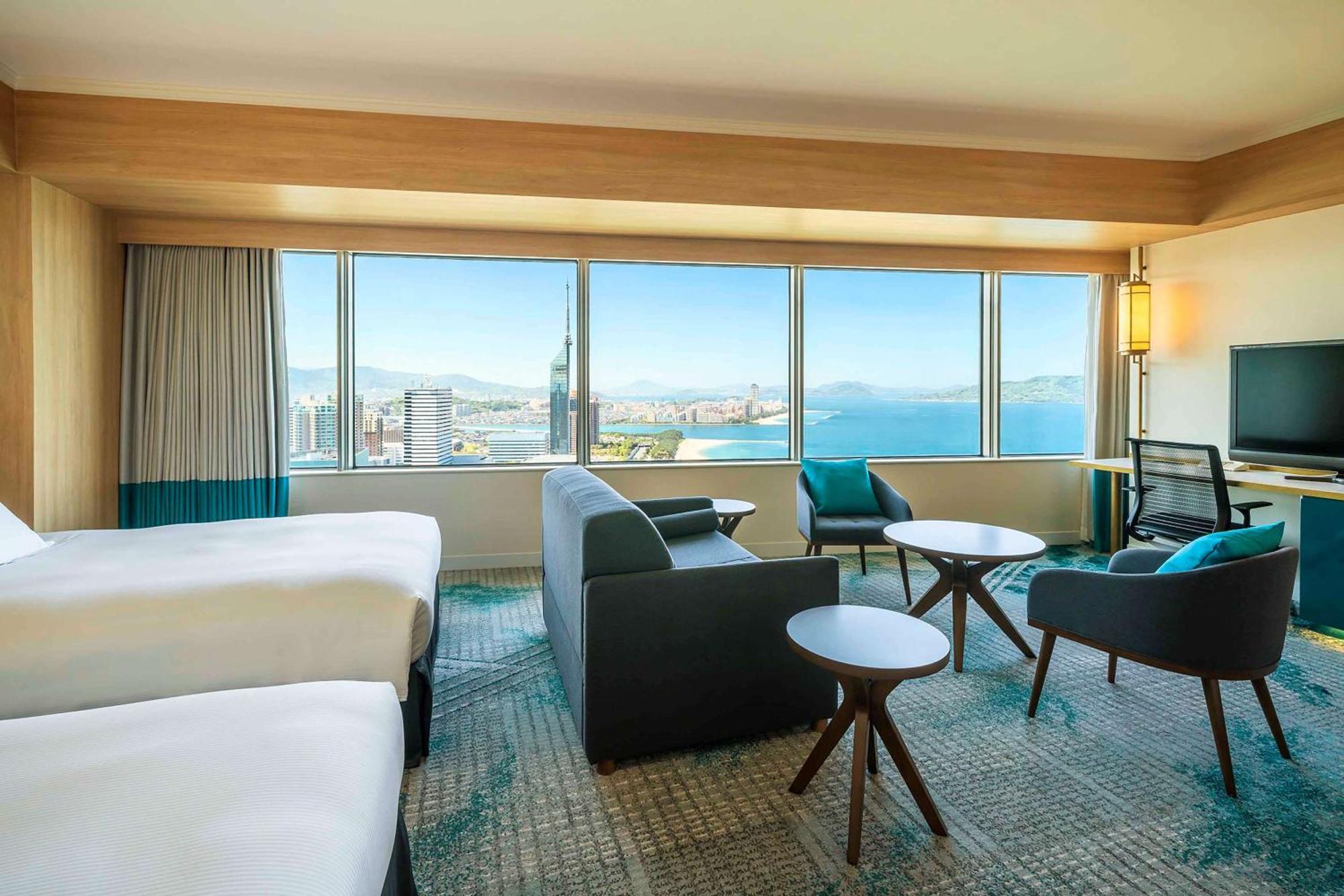 Hotel Hilton Fukuoka Sea Hawk Exteriér fotografie